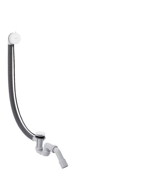 Hansgrohe-HG-Komplettset-Ablauf-und-Ueberlaufgarnitur-fuer-Sonderwannen-Mattweiss-58318700 gallery number 1